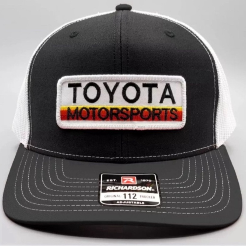 Toyota Motorsports Black and White Cap